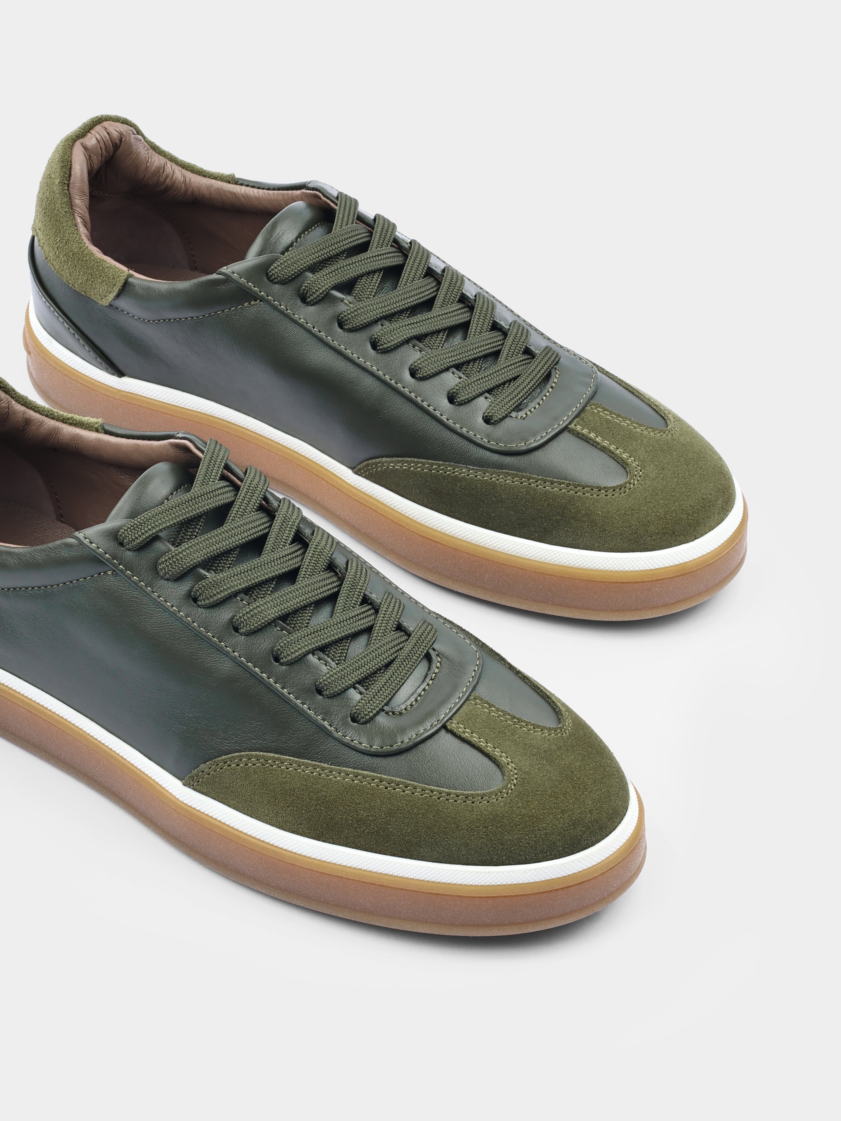 Oliwkowe Trampki Volere - obrazek 4