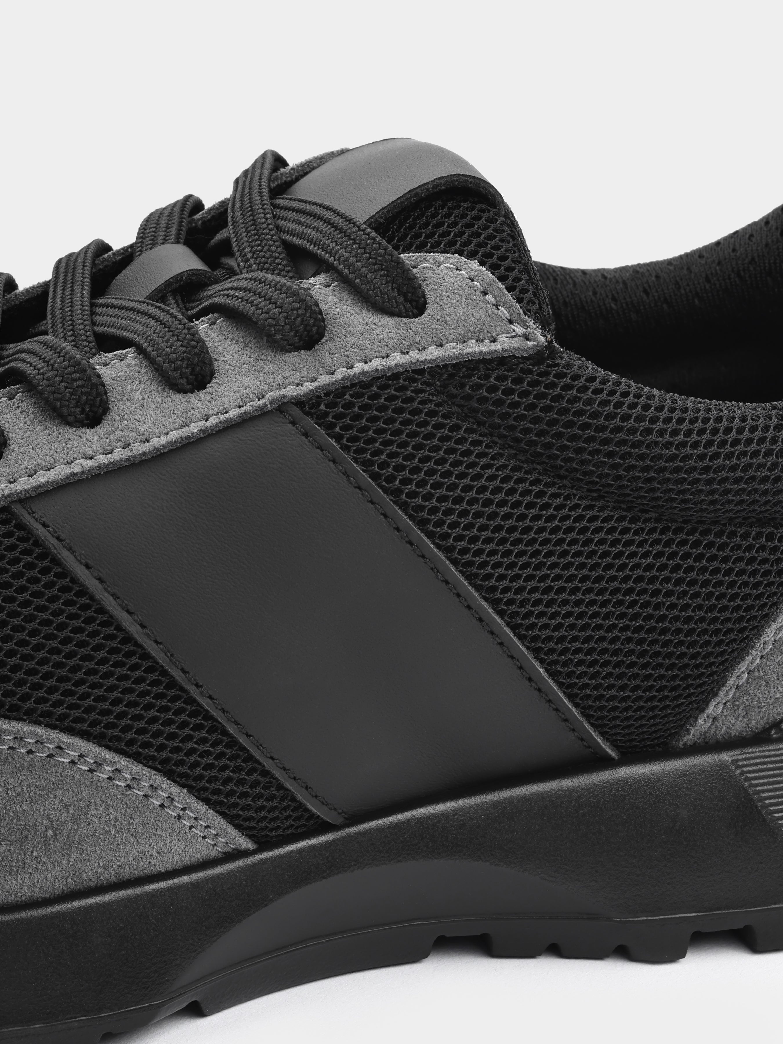 Szaro-Czarne Sneakersy Lasciare - obrazek 5