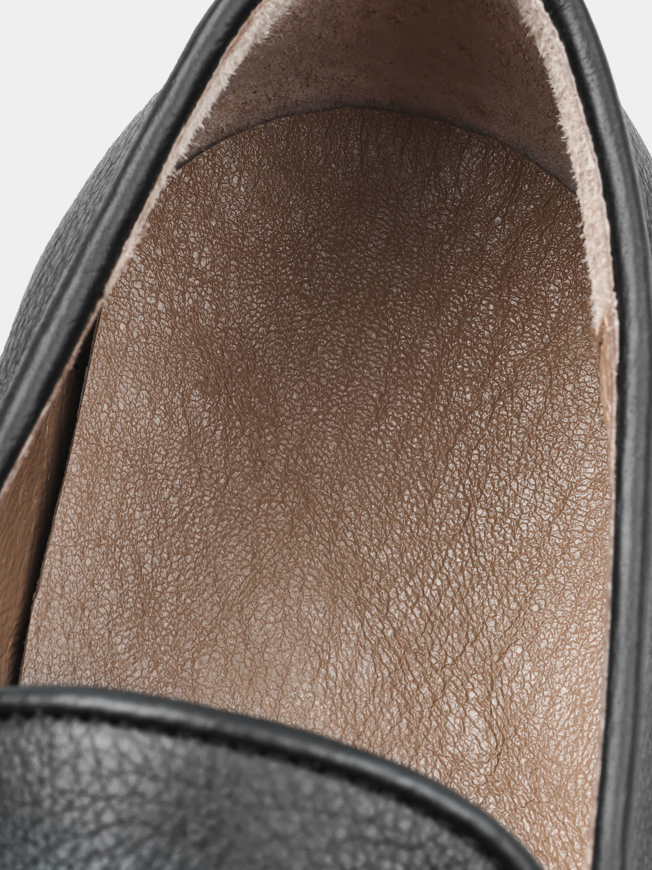 Czarne Skórzane Loafersy Oscuro - obrazek 7