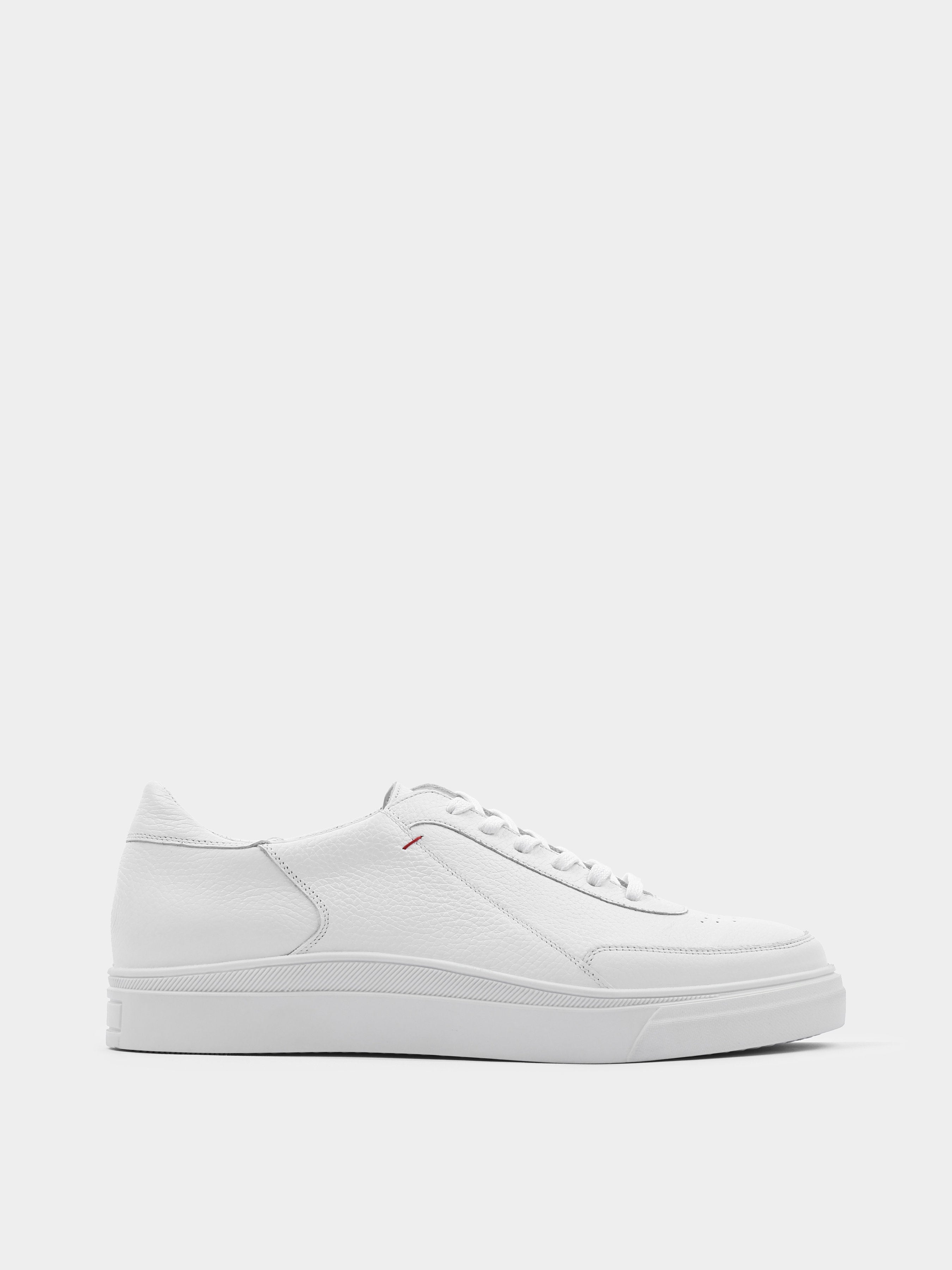 Białe Skórzane Trampki Apache - obrazek 2