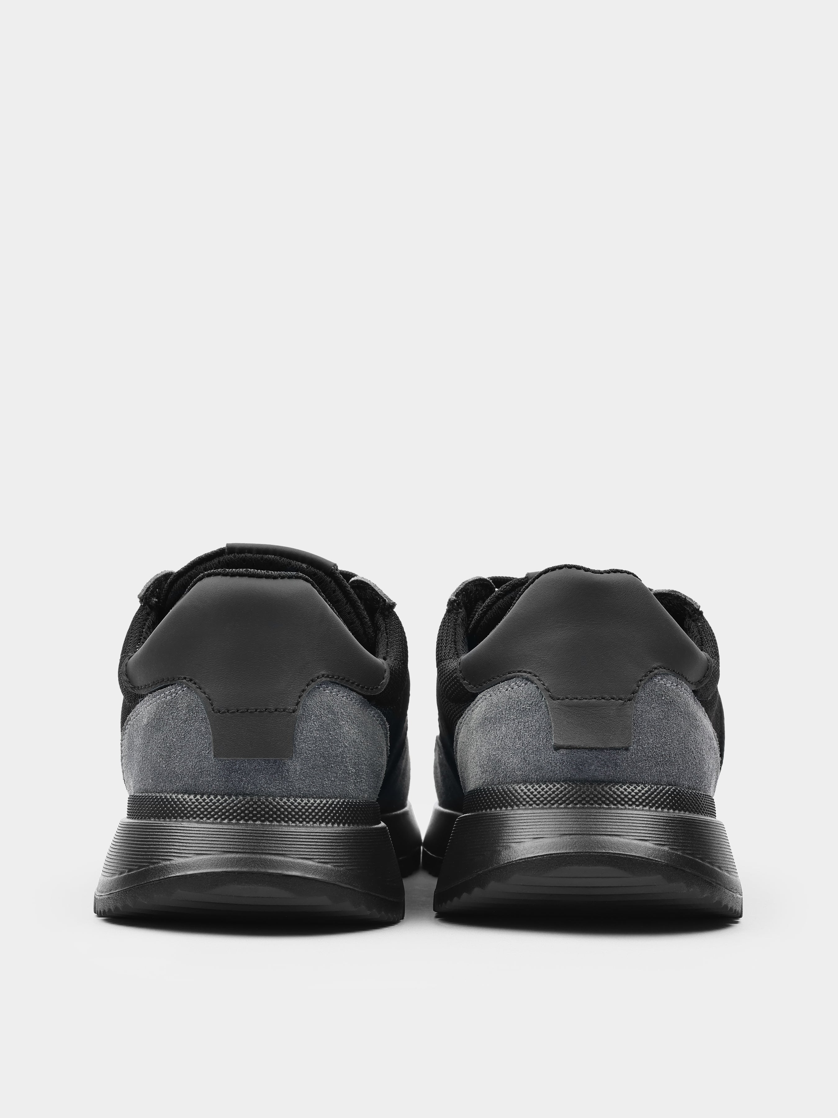 Szaro-Czarne Zamszowe Sneakersy Lasciare - obrazek 6