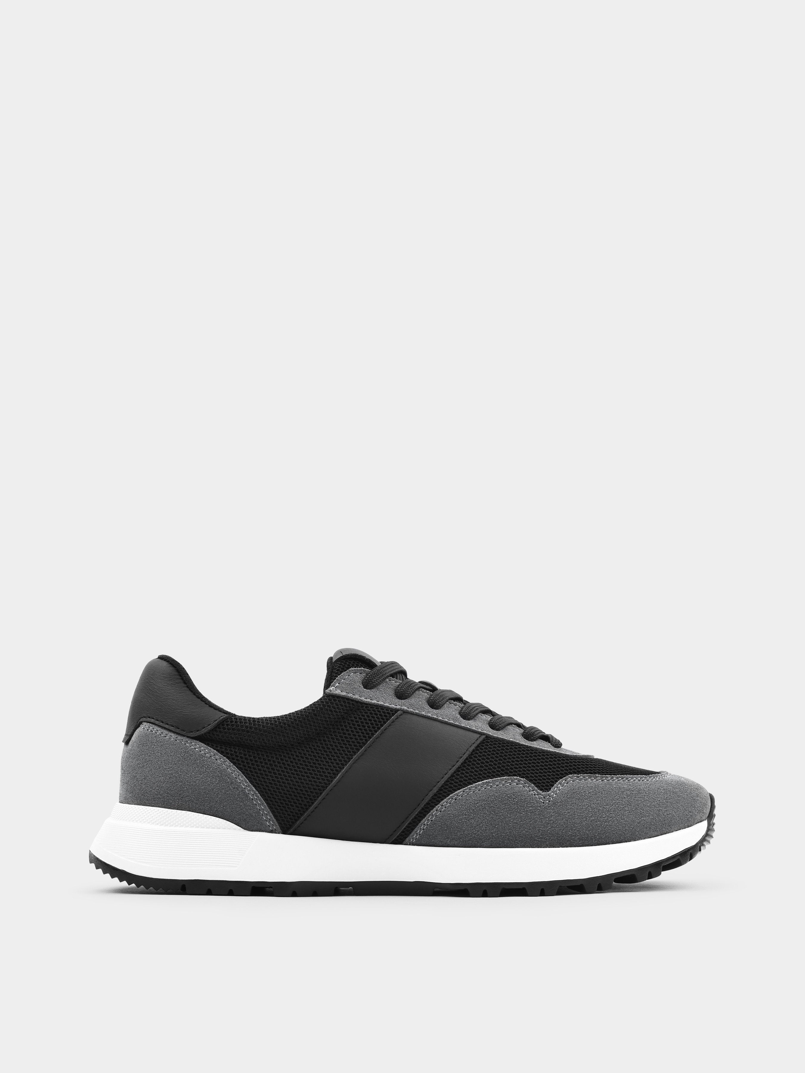 Szaro-Białe Sneakersy Lasciare - obrazek 2