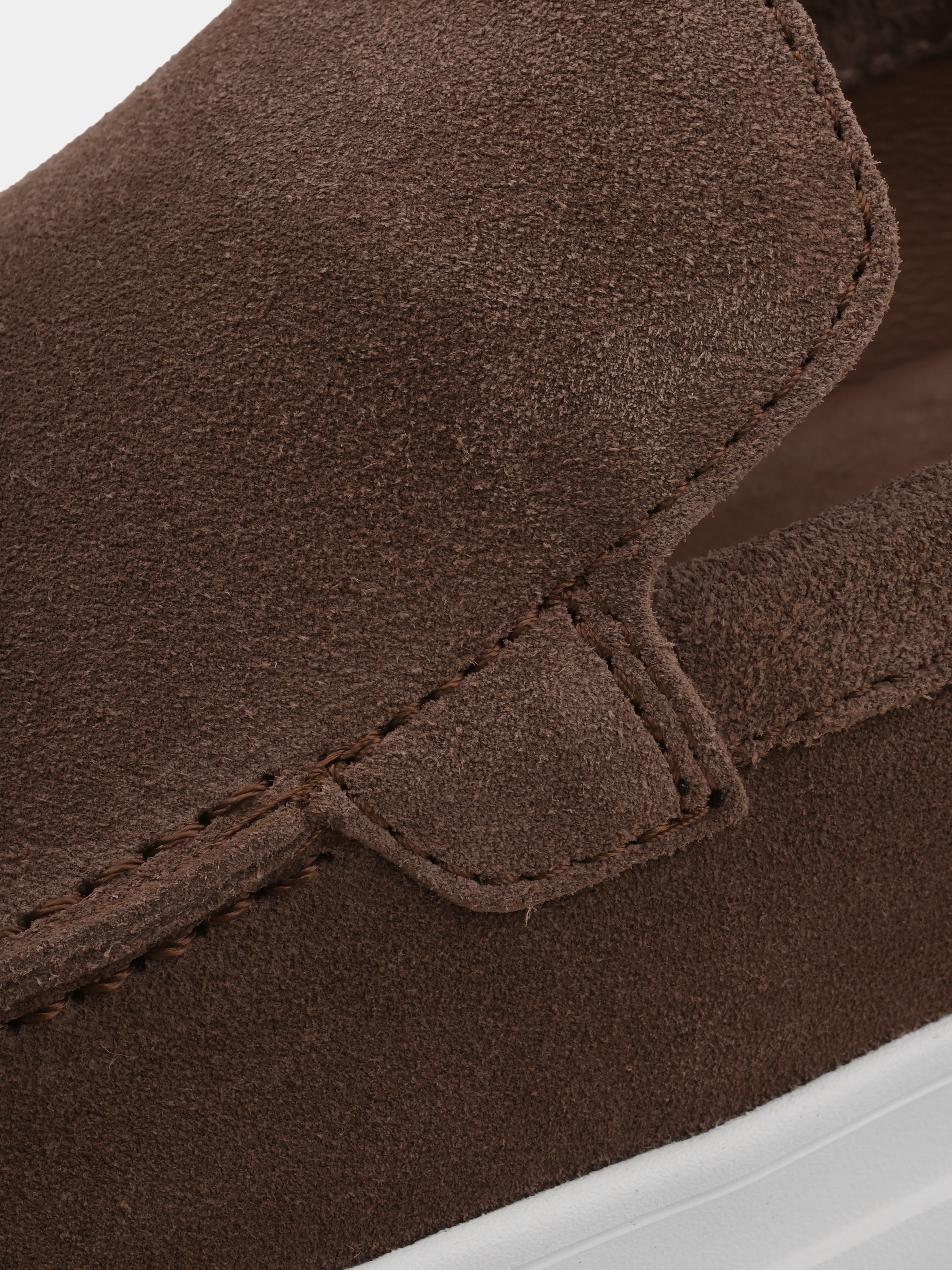 Beżowe Zamszowe Loafersy Spectrum - obrazek 4