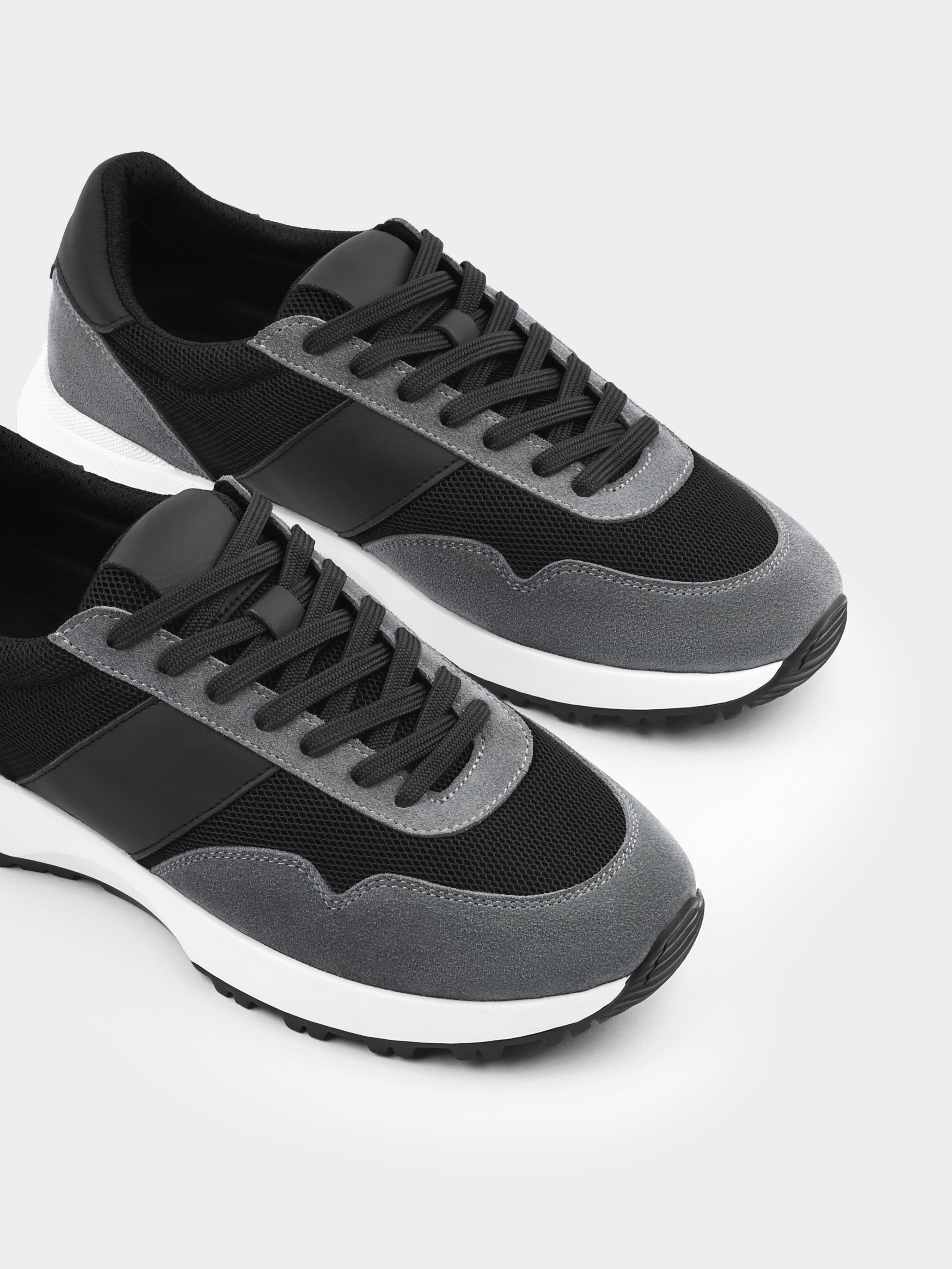 Szaro-Białe Sneakersy Lasciare - obrazek 5