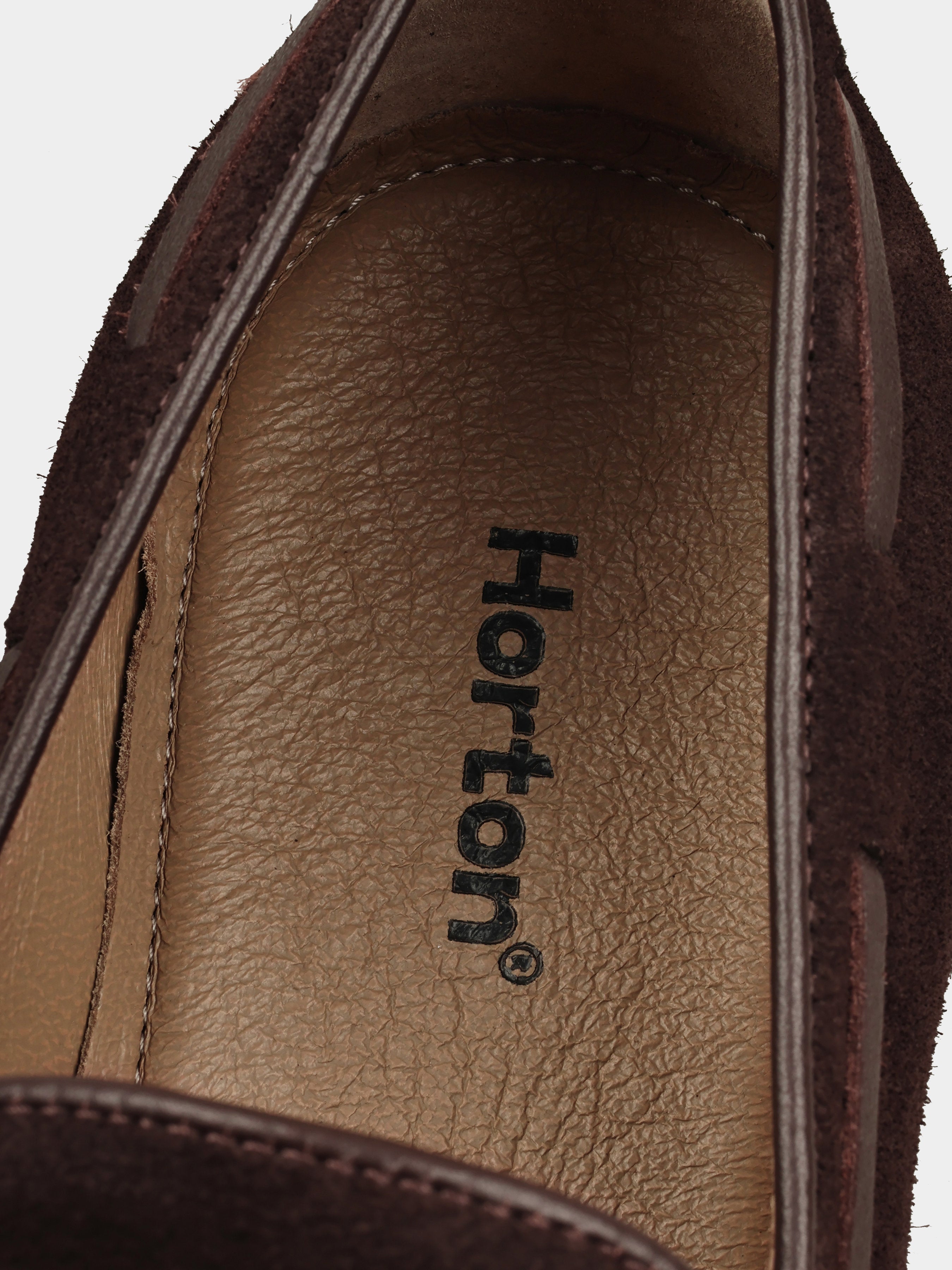 Ciemnobrązowe Zamszowe Loafersy Frandi - obrazek 6