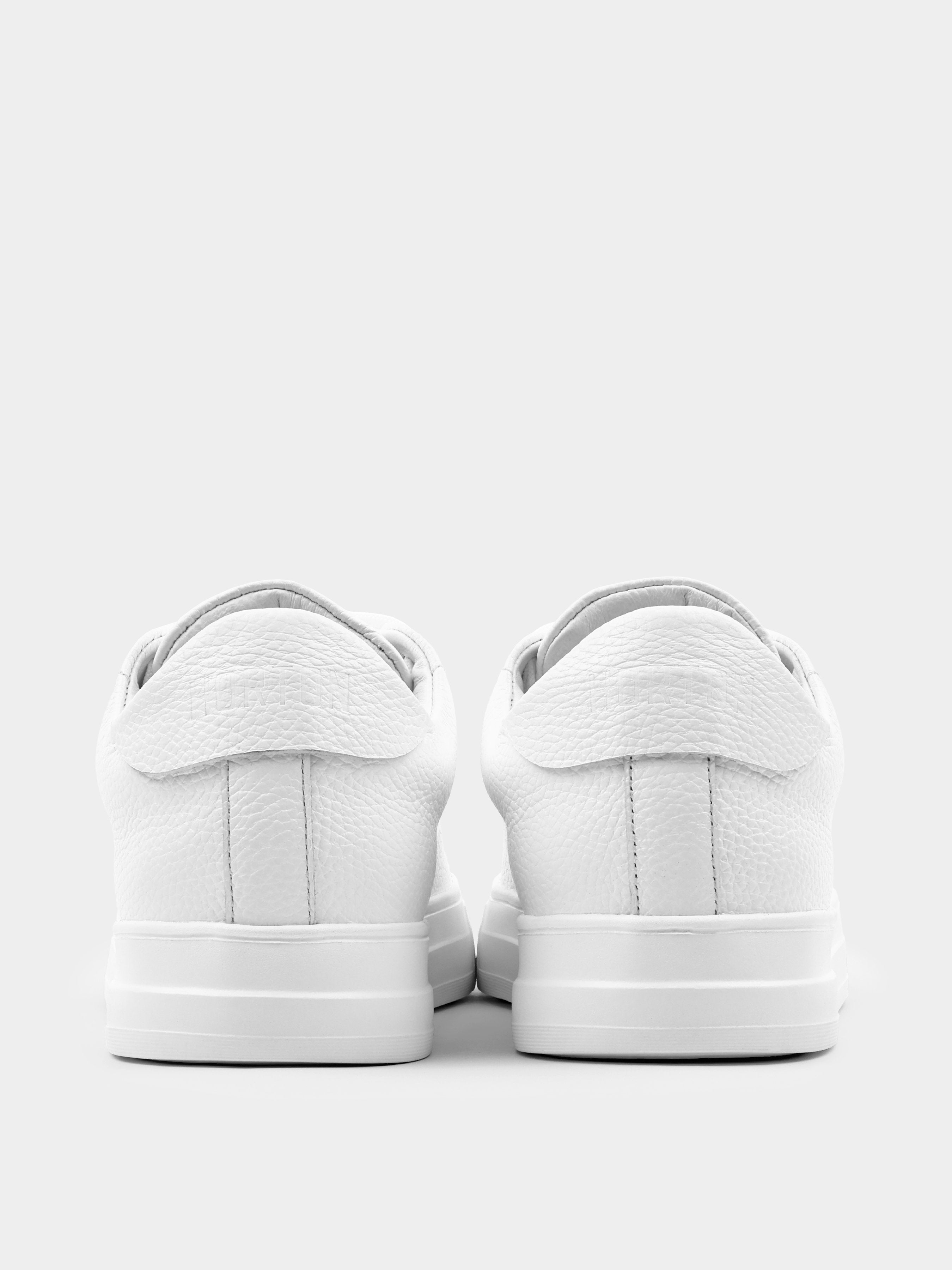 Białe Skórzane Trampki Cento - obrazek 7