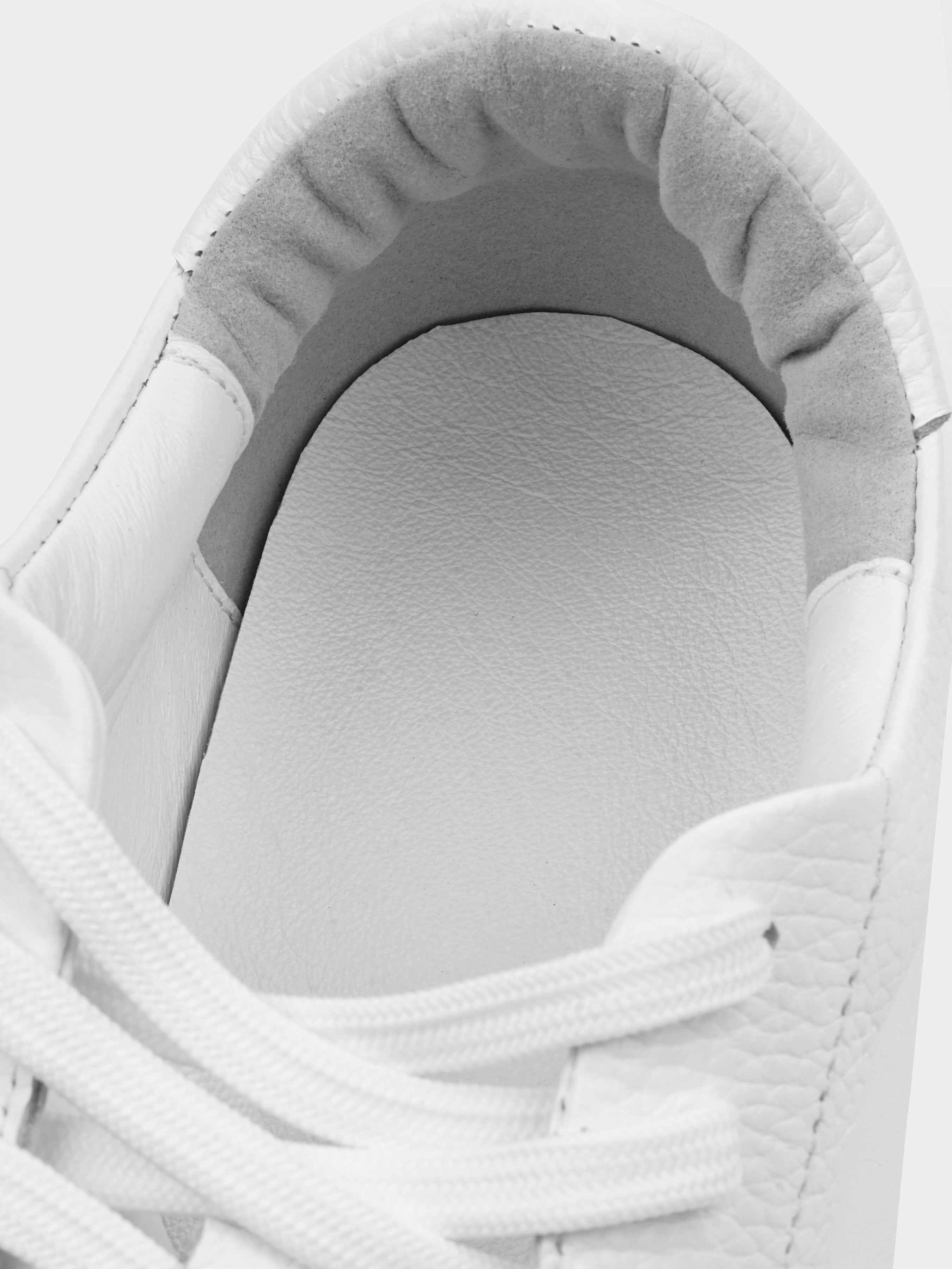 Białe Skórzane Trampki Cento - obrazek 6